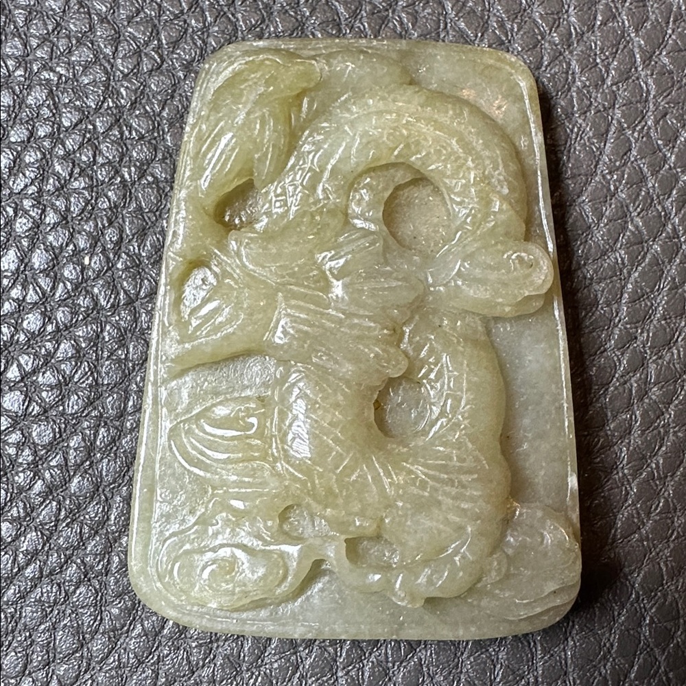 Vintage Jade Plaque